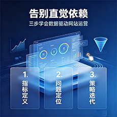 固原建站-告别直觉依赖：三步学会数据驱动网站运营