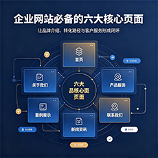 固原建站-企业网站必备的六大核心页面